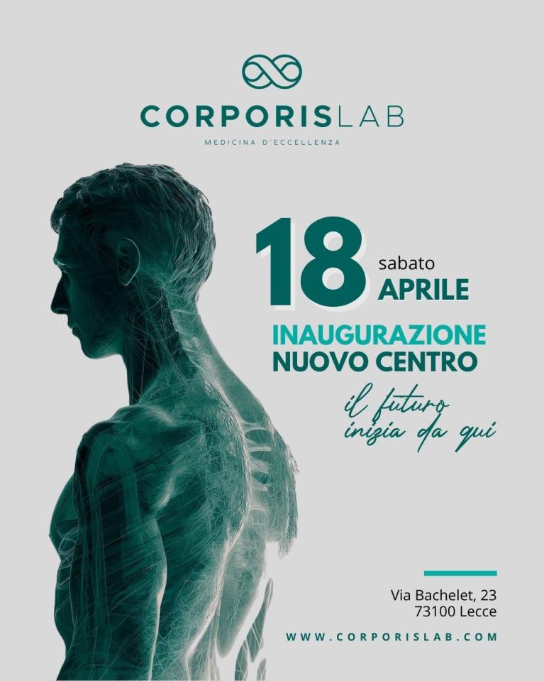 Metropolitan adv - Corporis Lab: un percorso di crescita che continua